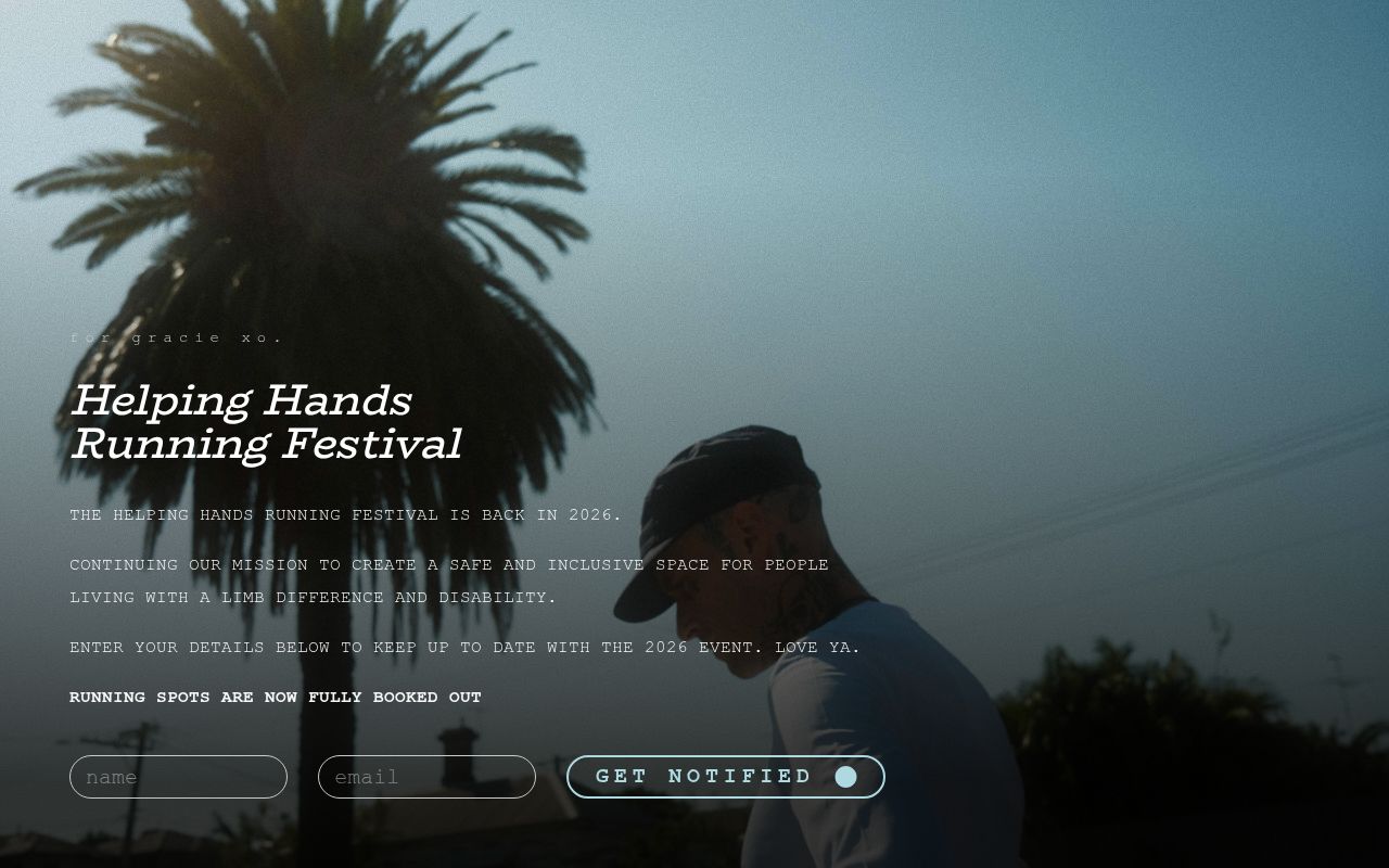 Helping Hands Running Festival